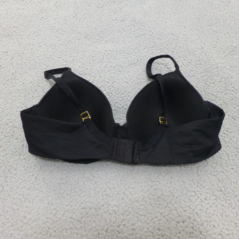 Soma Embraceable Perfect Coverage Black Bra 40C Underwire Adjustable Straps